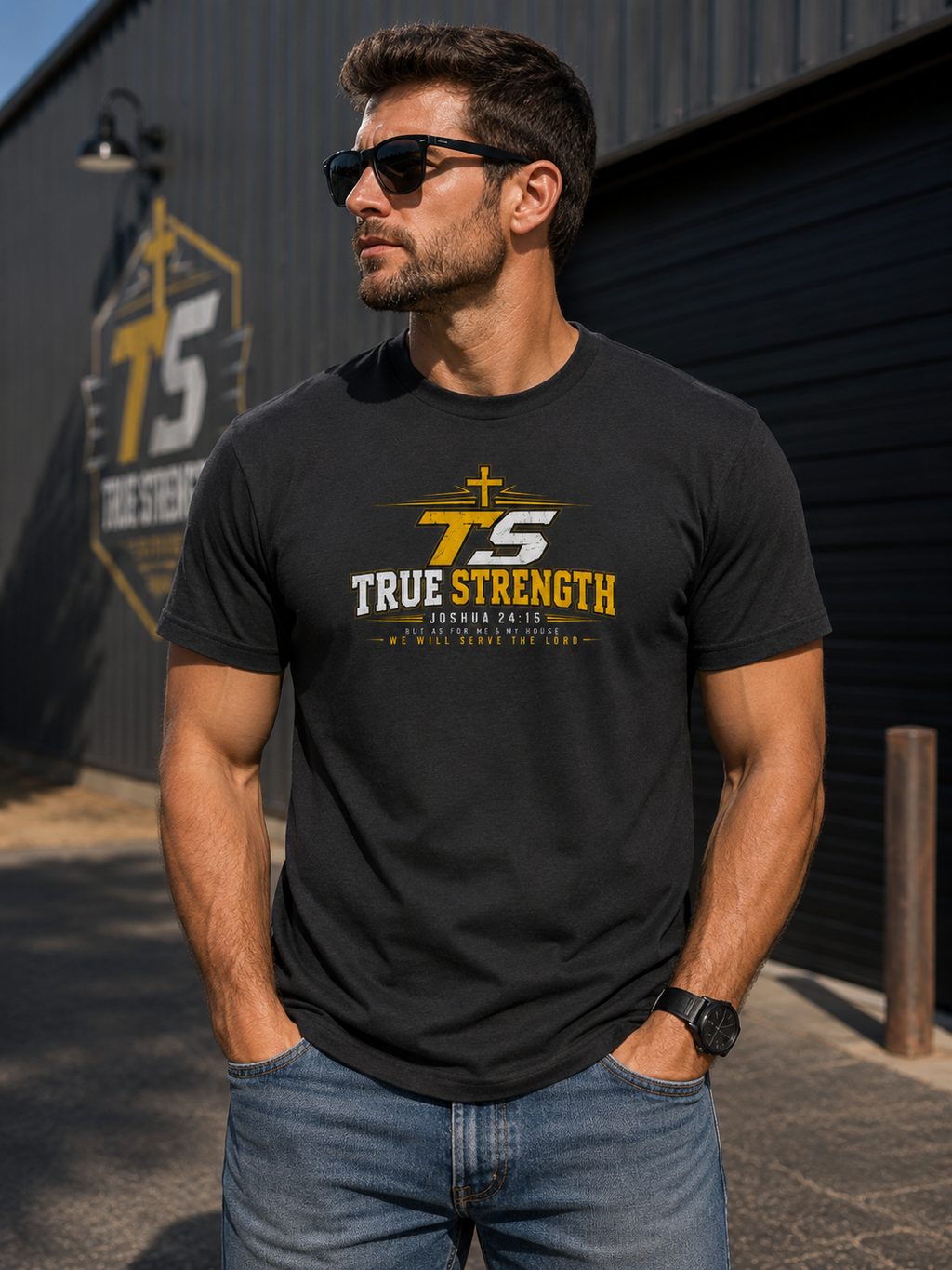 True Strength — Fathers Build Nations Tee
