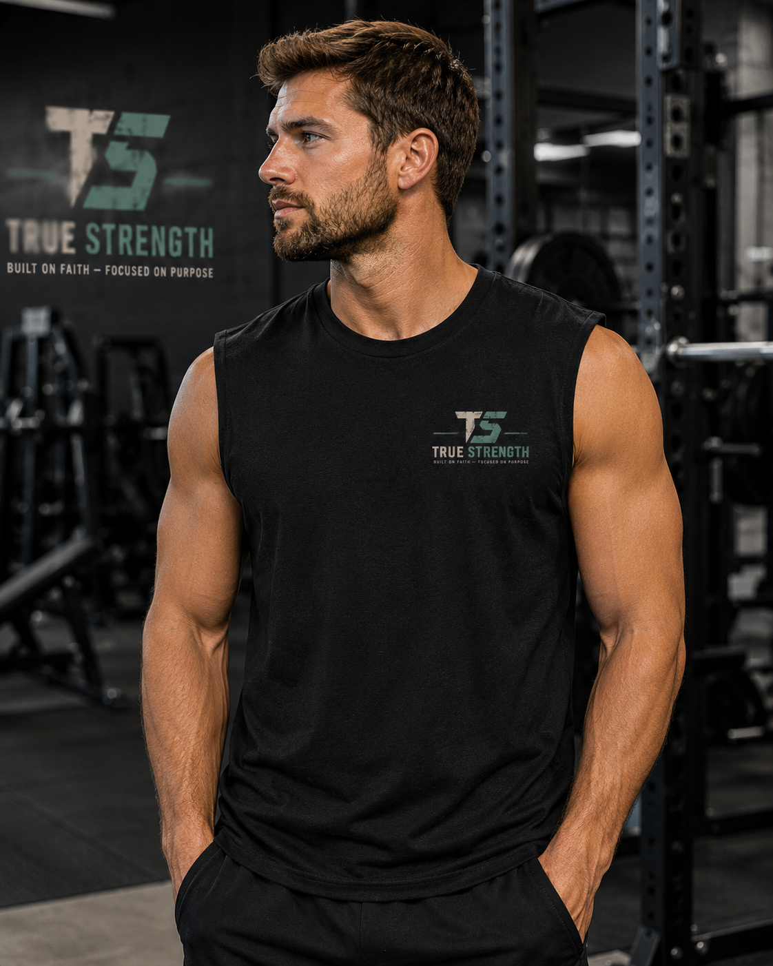 True Strength — Never Quit Muscle Tank