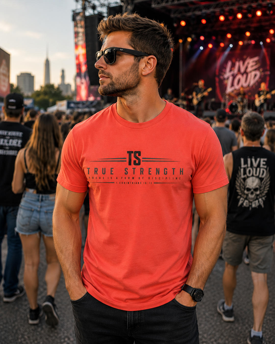 True Strength — Keep the Rhythm Tee