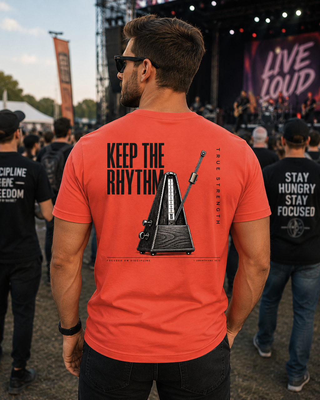 True Strength — Keep the Rhythm Tee