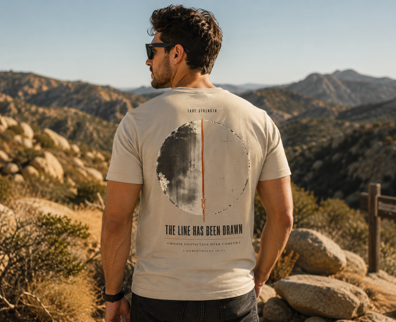 True Strength — The Line Has Been Drawn Tee