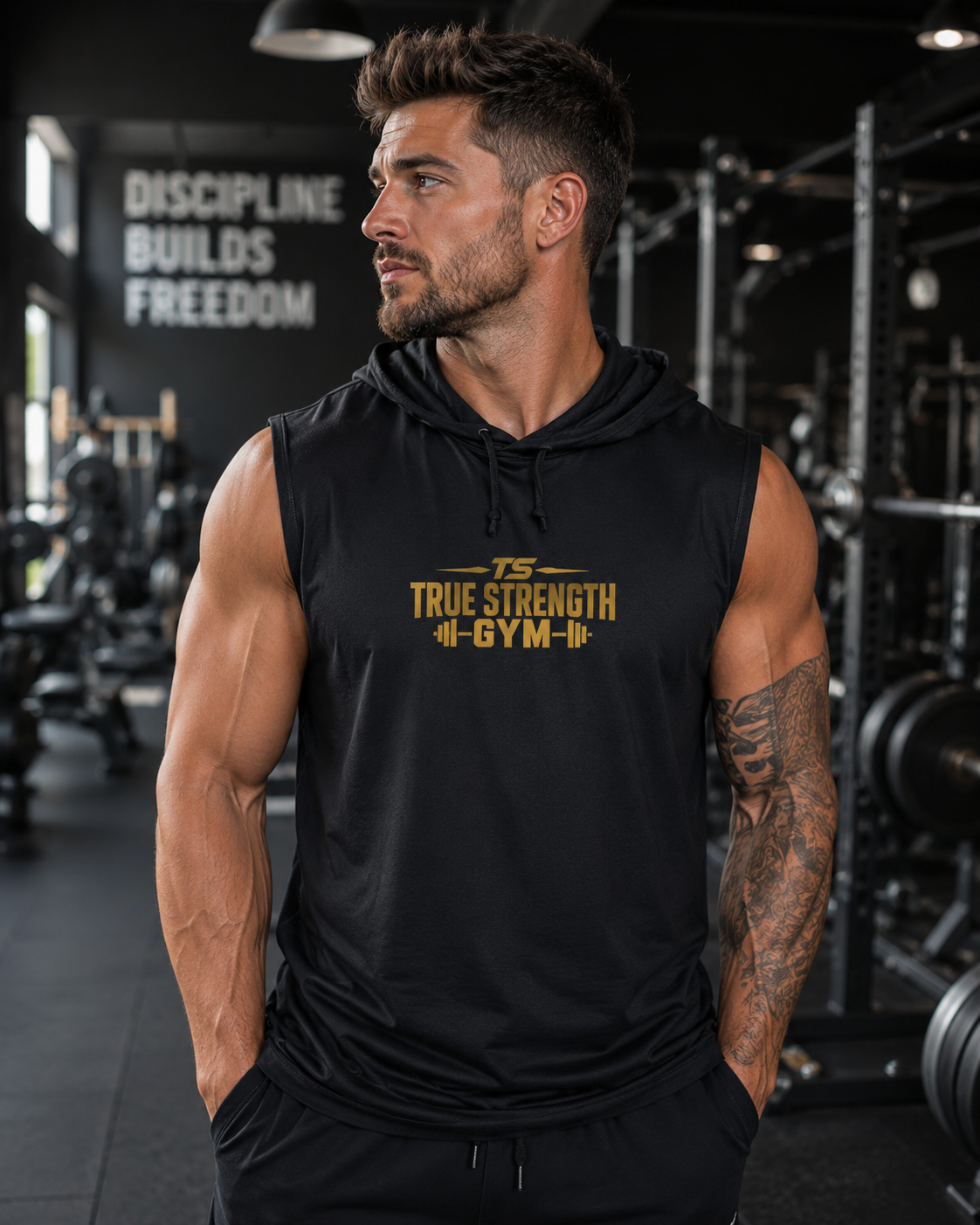 True Strength — Never Quit Training Hoodie