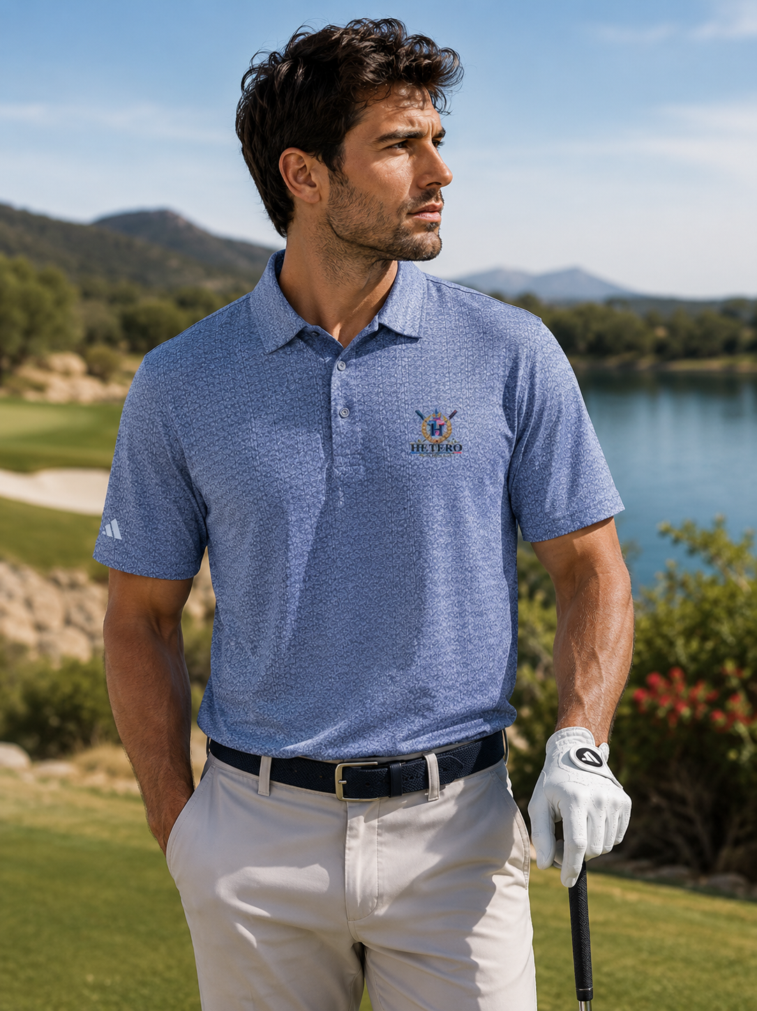 Hetero By Design — Straight Golf Adidas Tour Polo