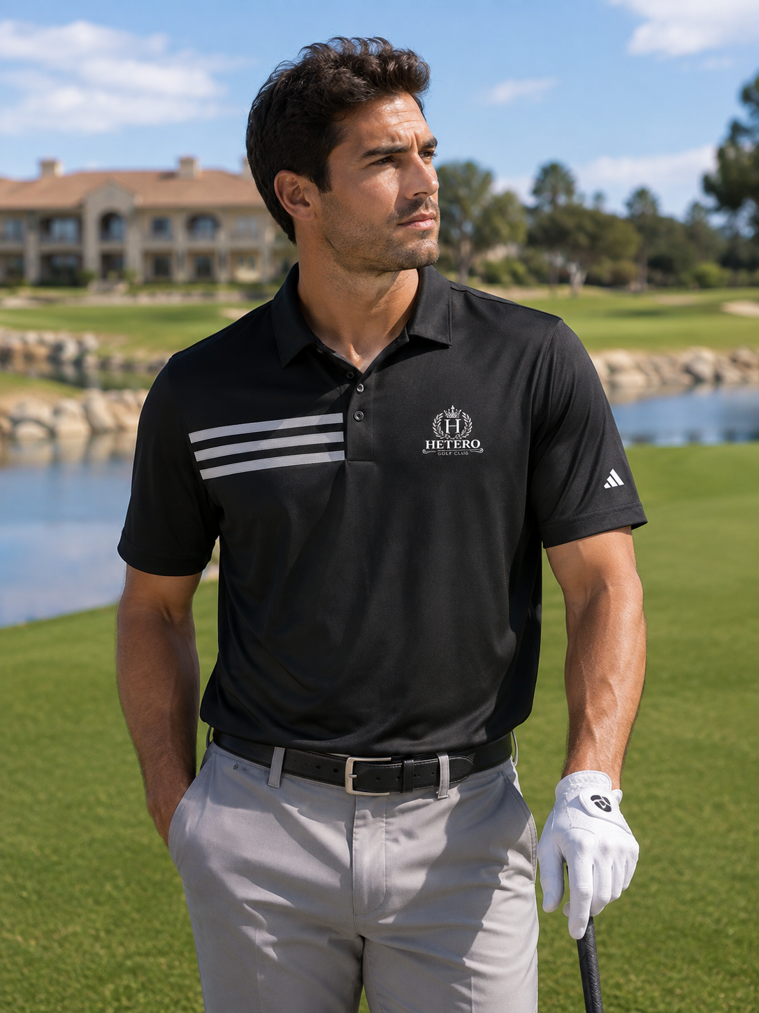 Hetero By Design — Straight Golf Adidas Heritage Polo