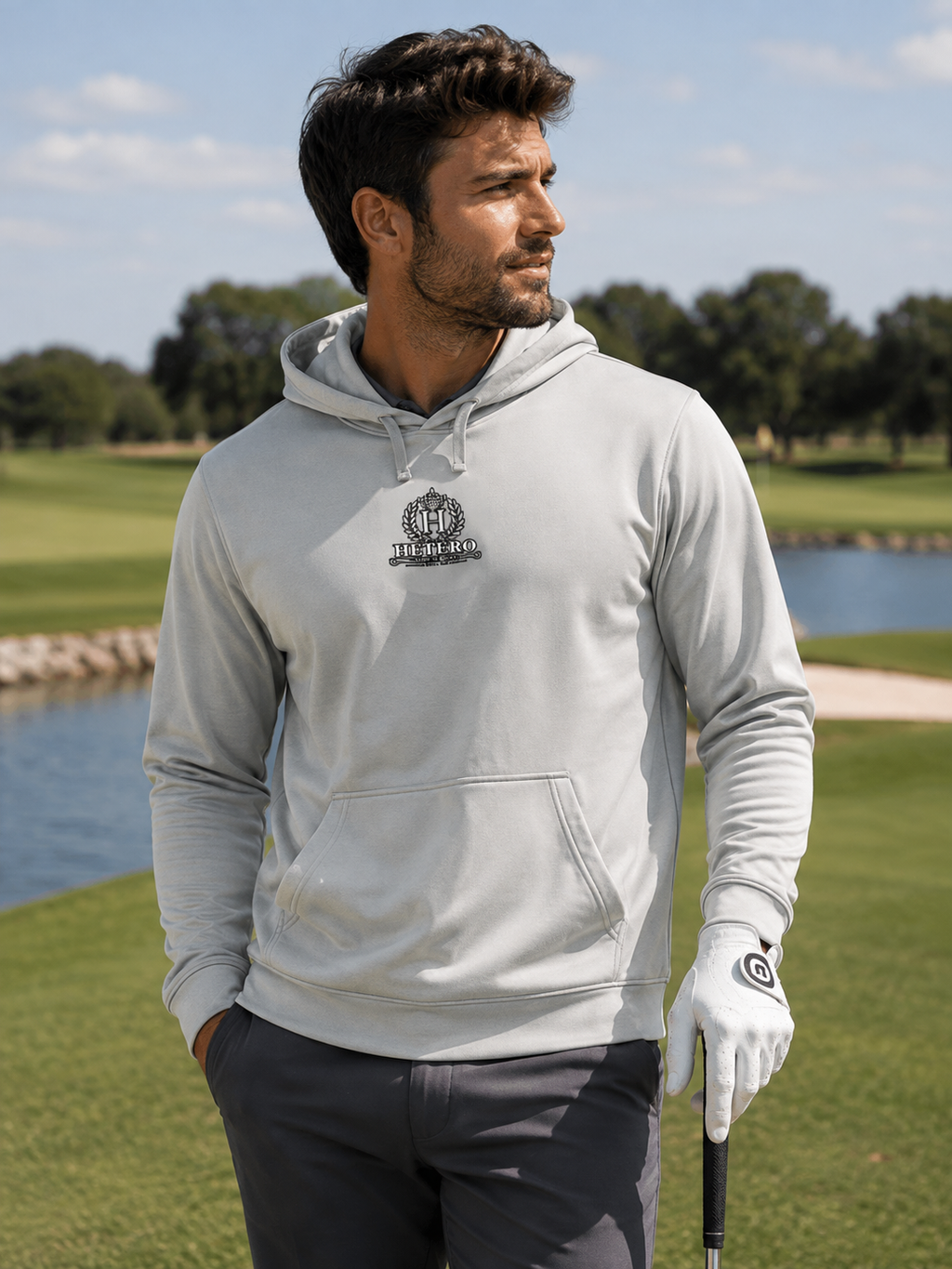 Hetero By Design — Straight Golf Clubhouse Hoodie