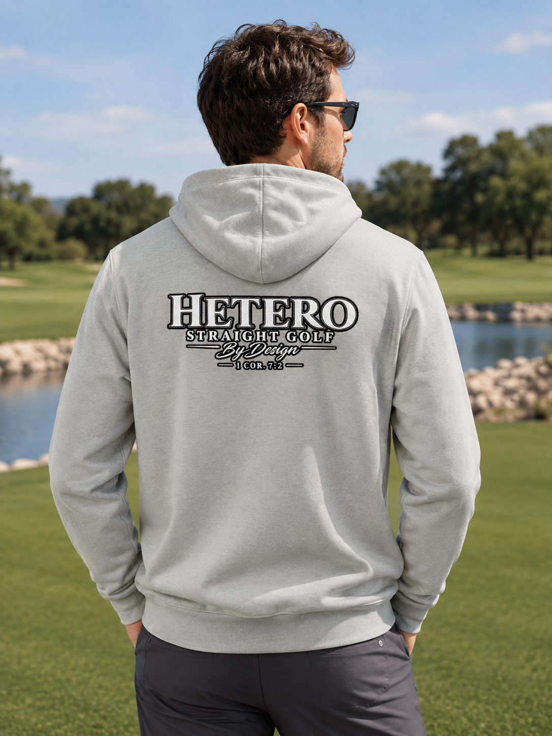 Hetero By Design — Straight Golf Clubhouse Hoodie