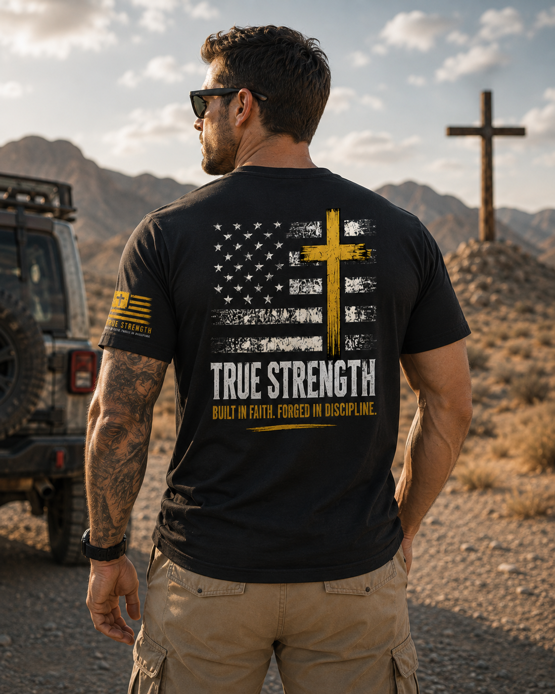 True Strength — Faith & Freedom Tee