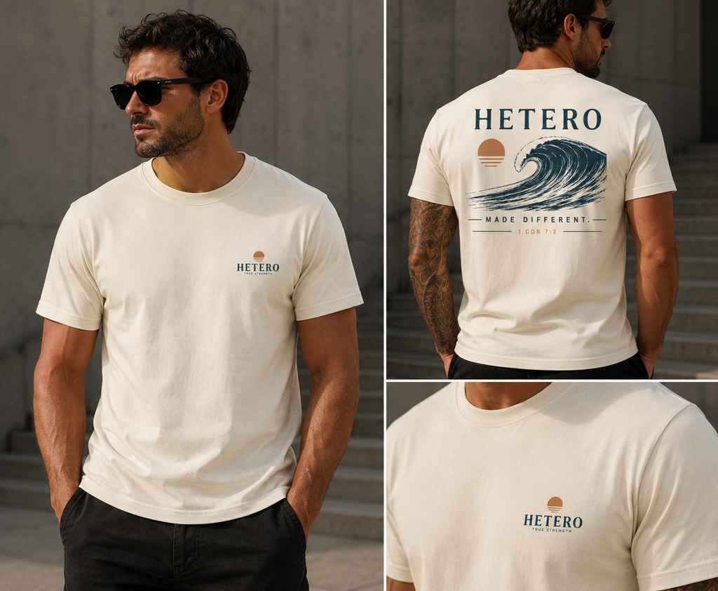 Hetero By Design — Made Different Coastal Tee