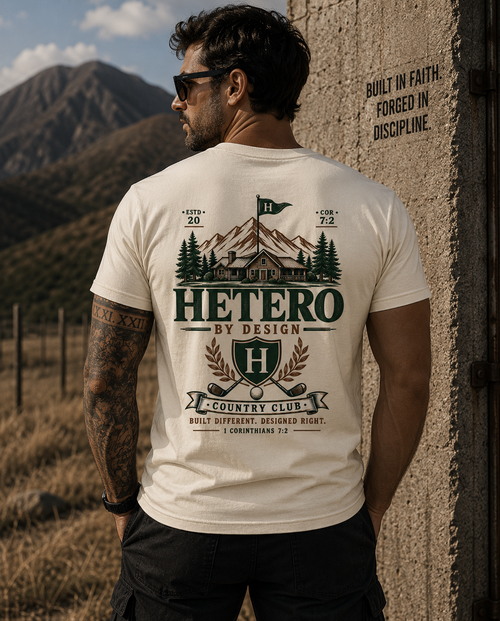 Hetero By Design — Country Club Tee