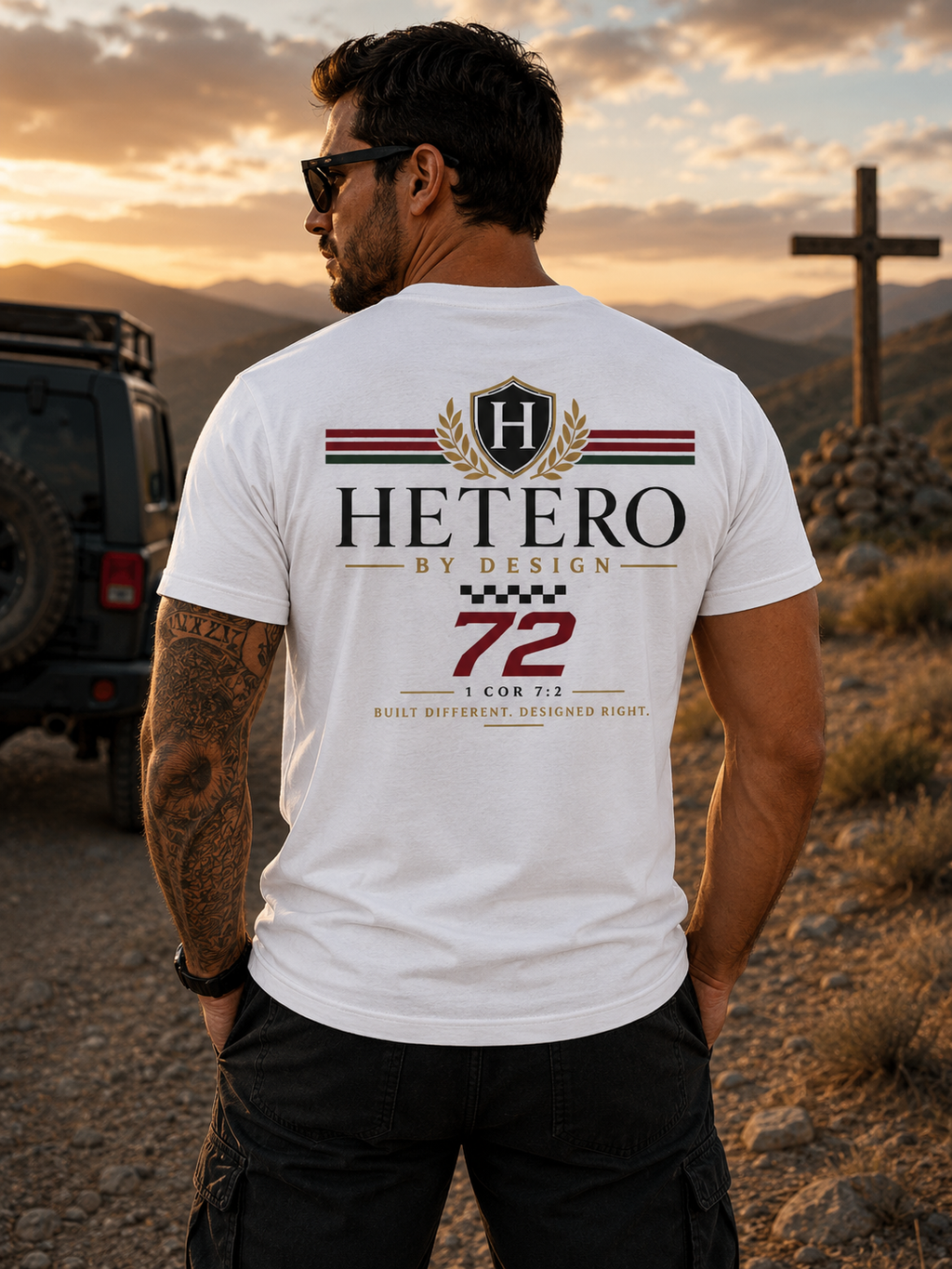 Hetero By Design — Heritage 72 Tee