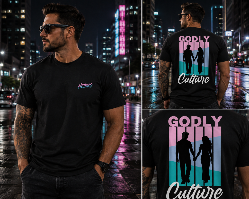 Hetero By Design — Godly Culture Tee