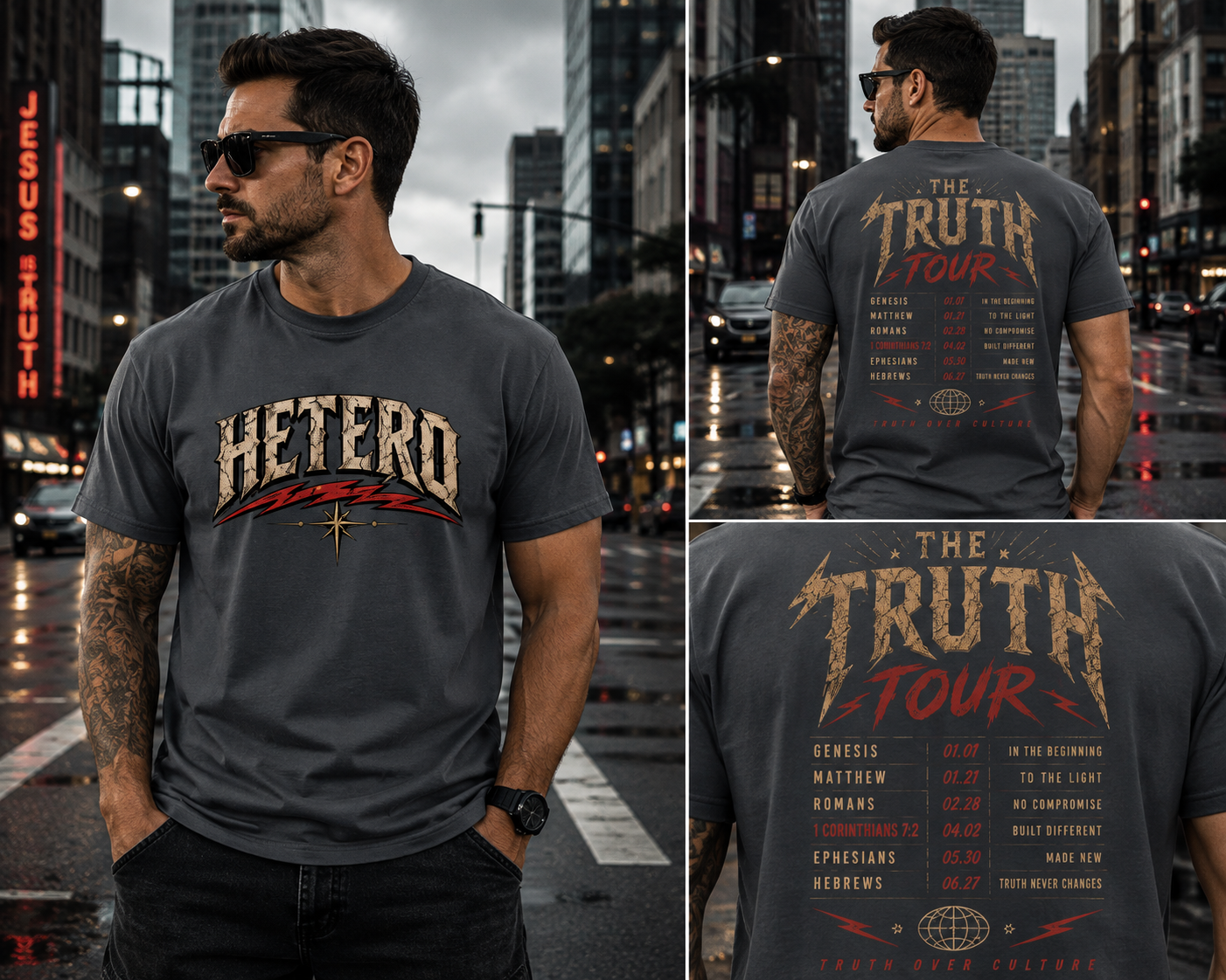 Hetero By Design — The Truth Tour Tee