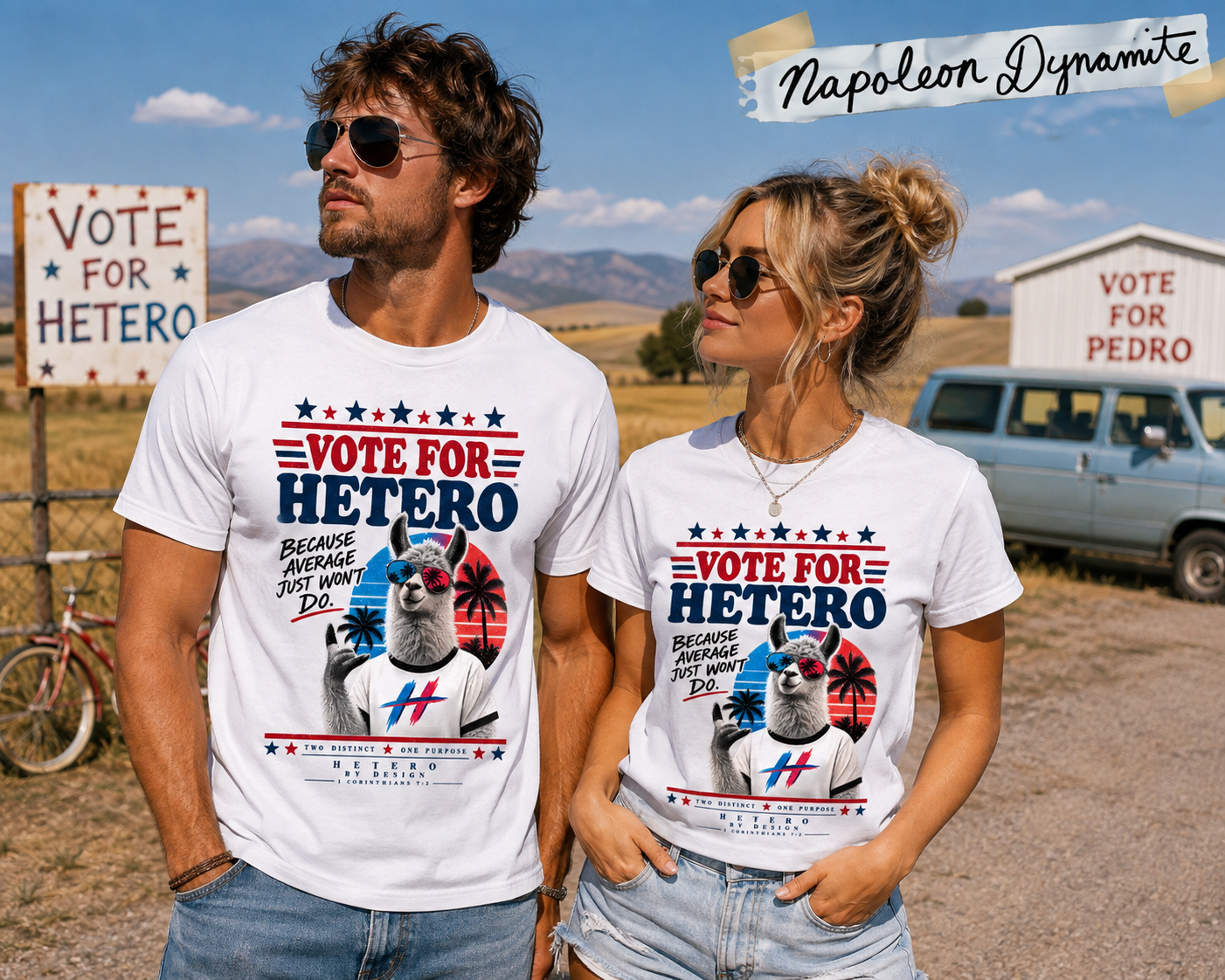 HETERO By Design | Vote for Hetero Graphic Tee
