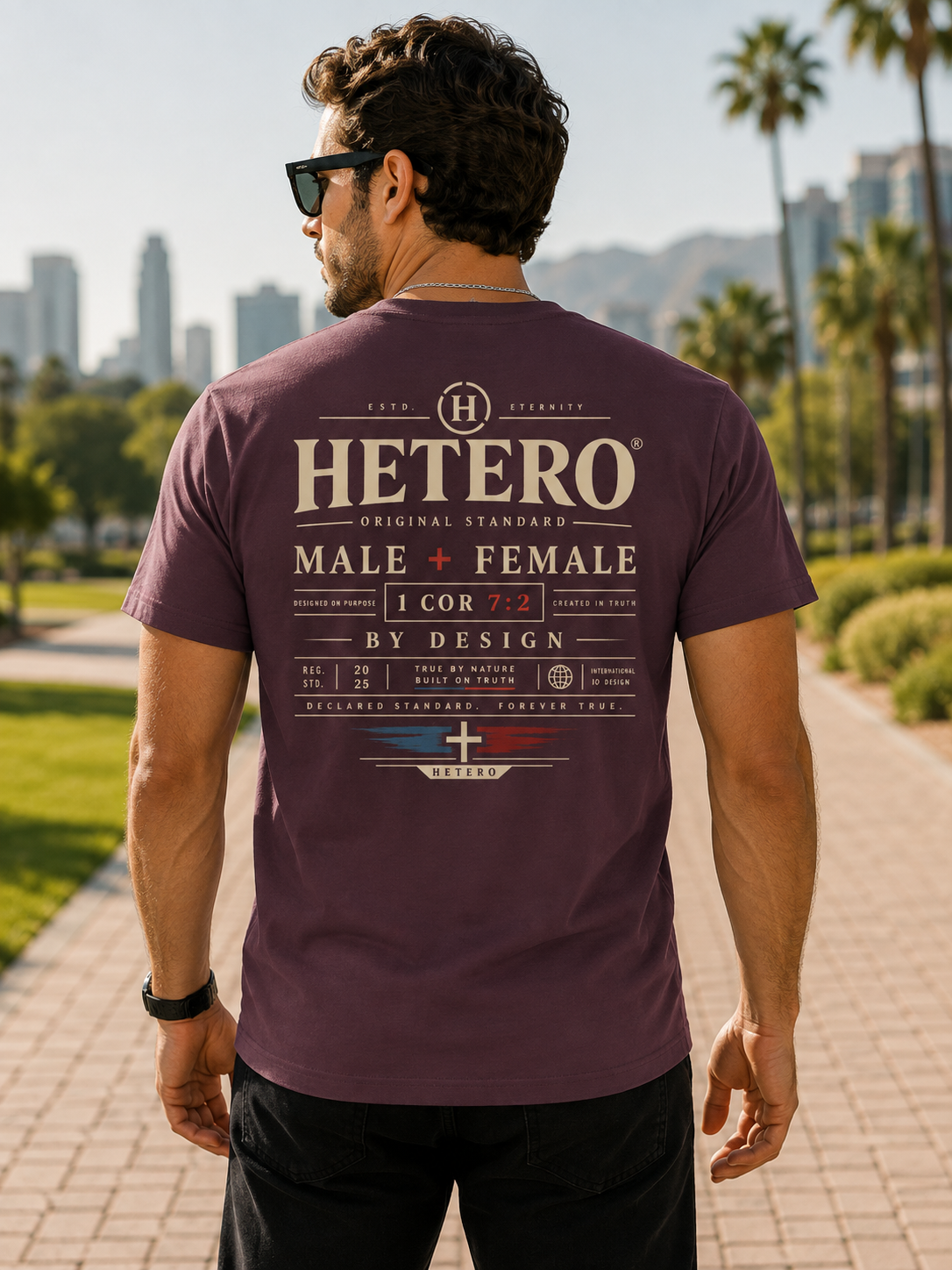 Hetero By Design — Original Standard Graphic Tee