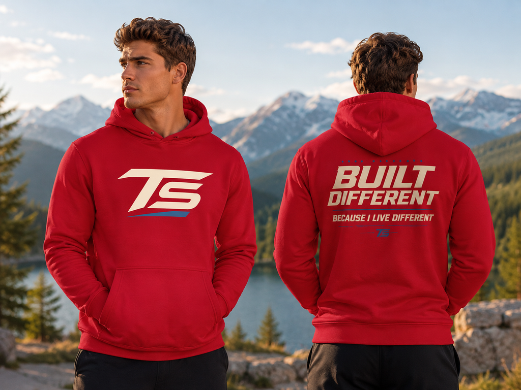 True Strength — Built Different Christian Faith Hoodie