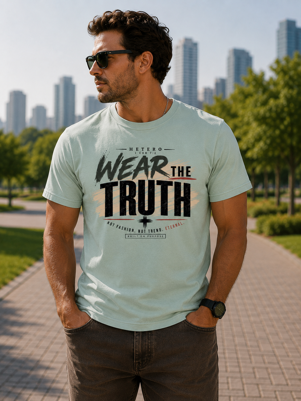 Hetero By Design — Wear the Truth Graphic Tee