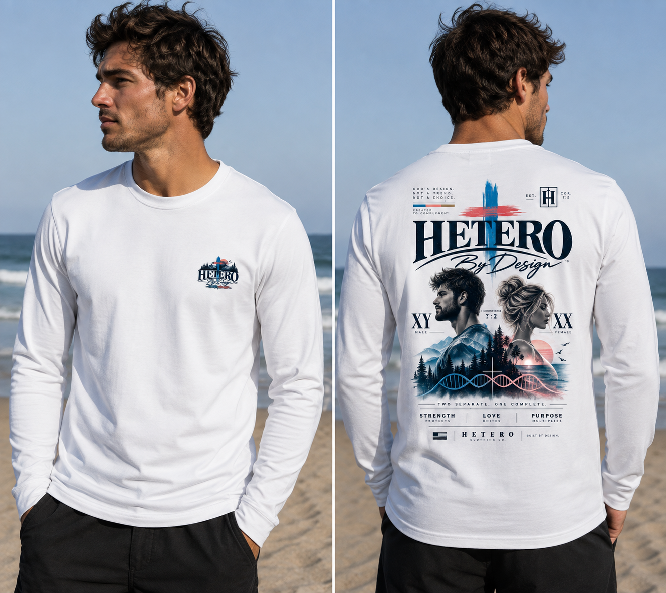 Two Separate. One Complete. Long Sleeve