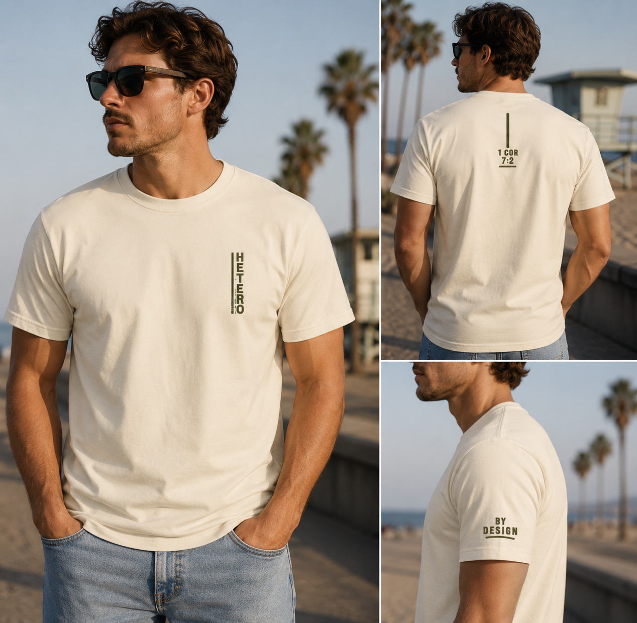 Hetero By Design — Vertical Standard Tee