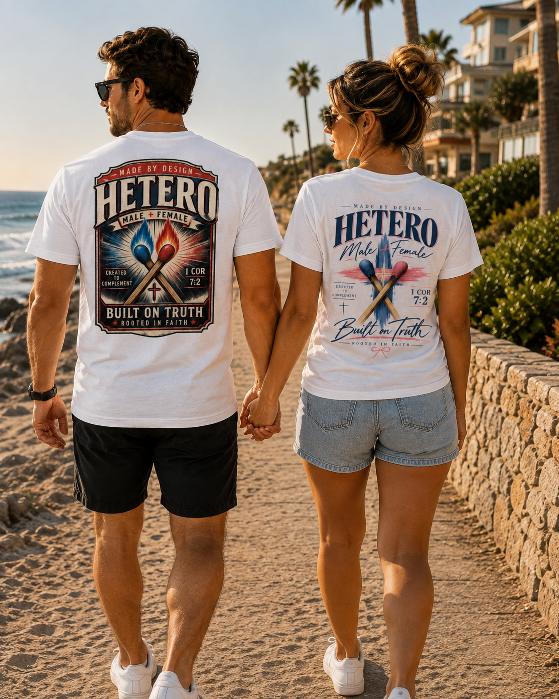 Hetero By Design — Twin Flame Women’s Tee