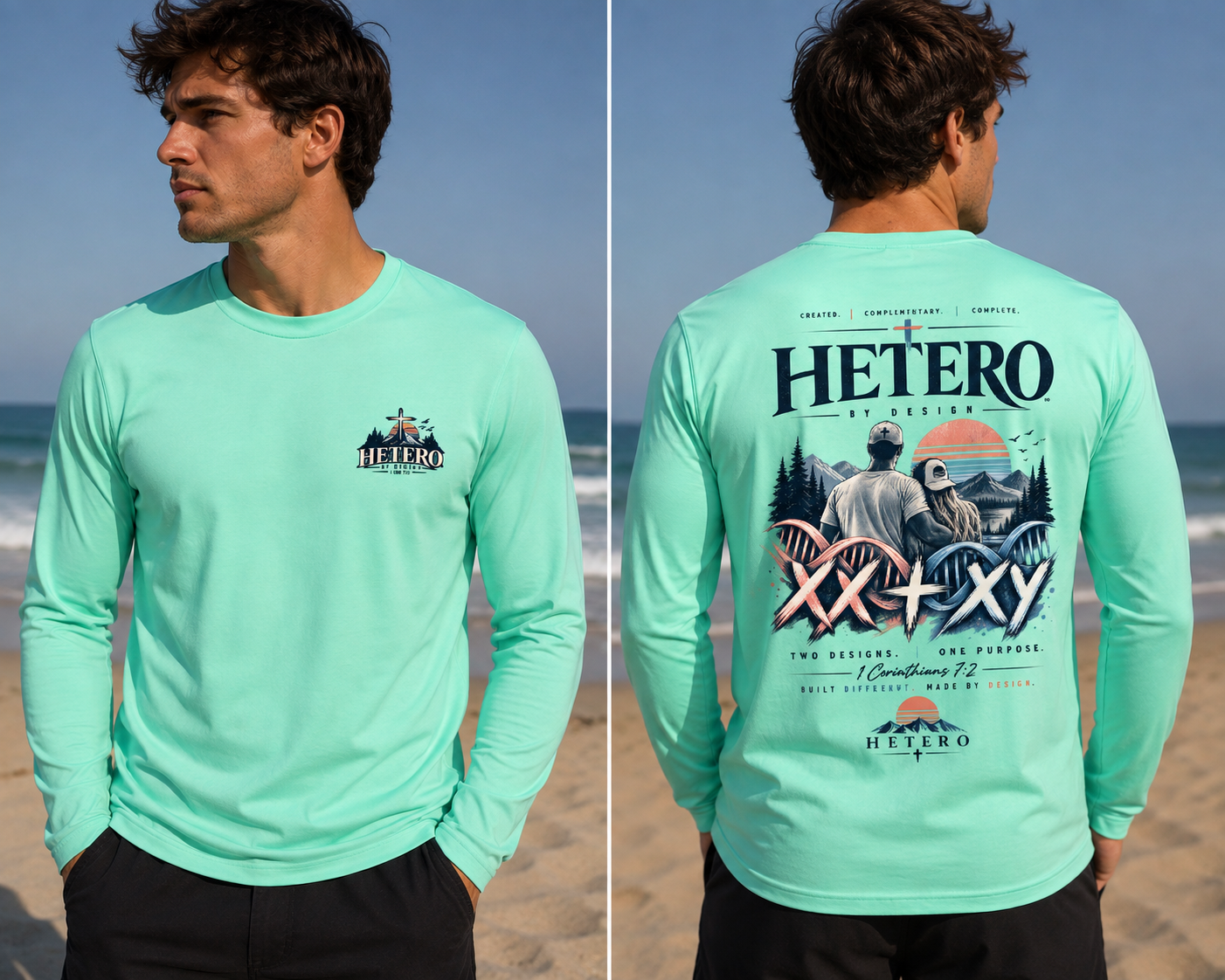 Hetero By Design — Two Designs. One Purpose.