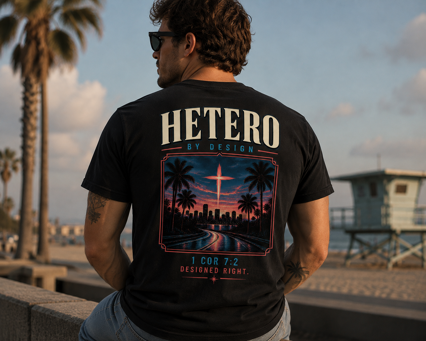 Hetero By Design — City of Design Graphic Tee