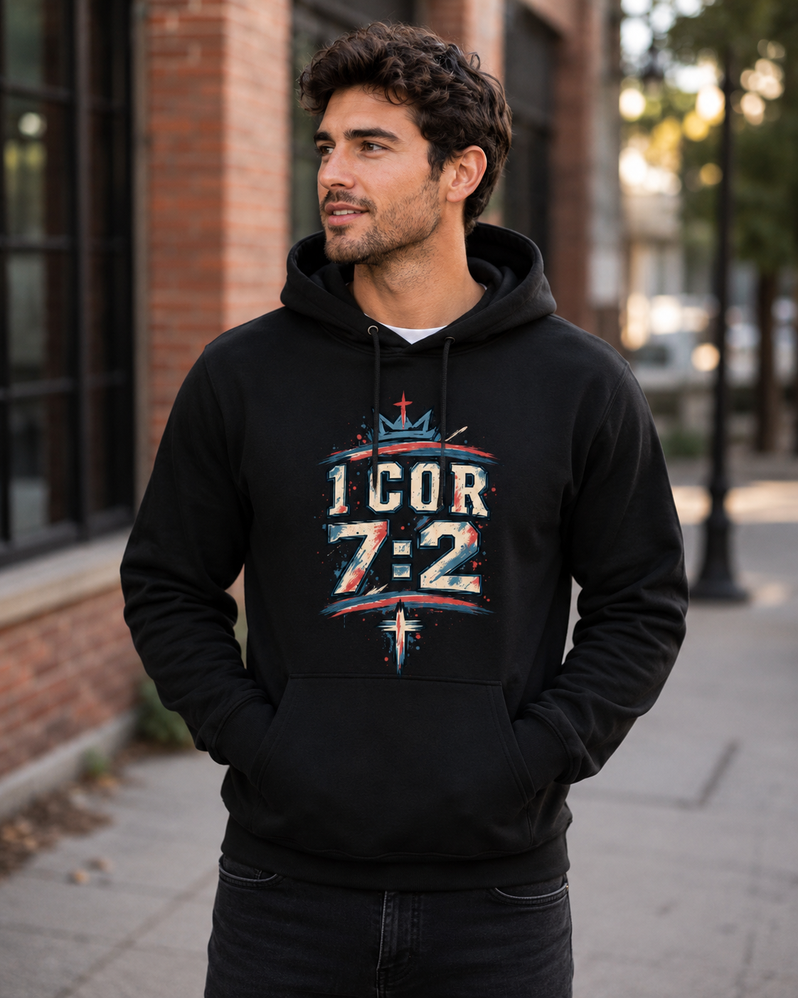 Hetero By Design — Forged in Purpose Graphic Hoodie