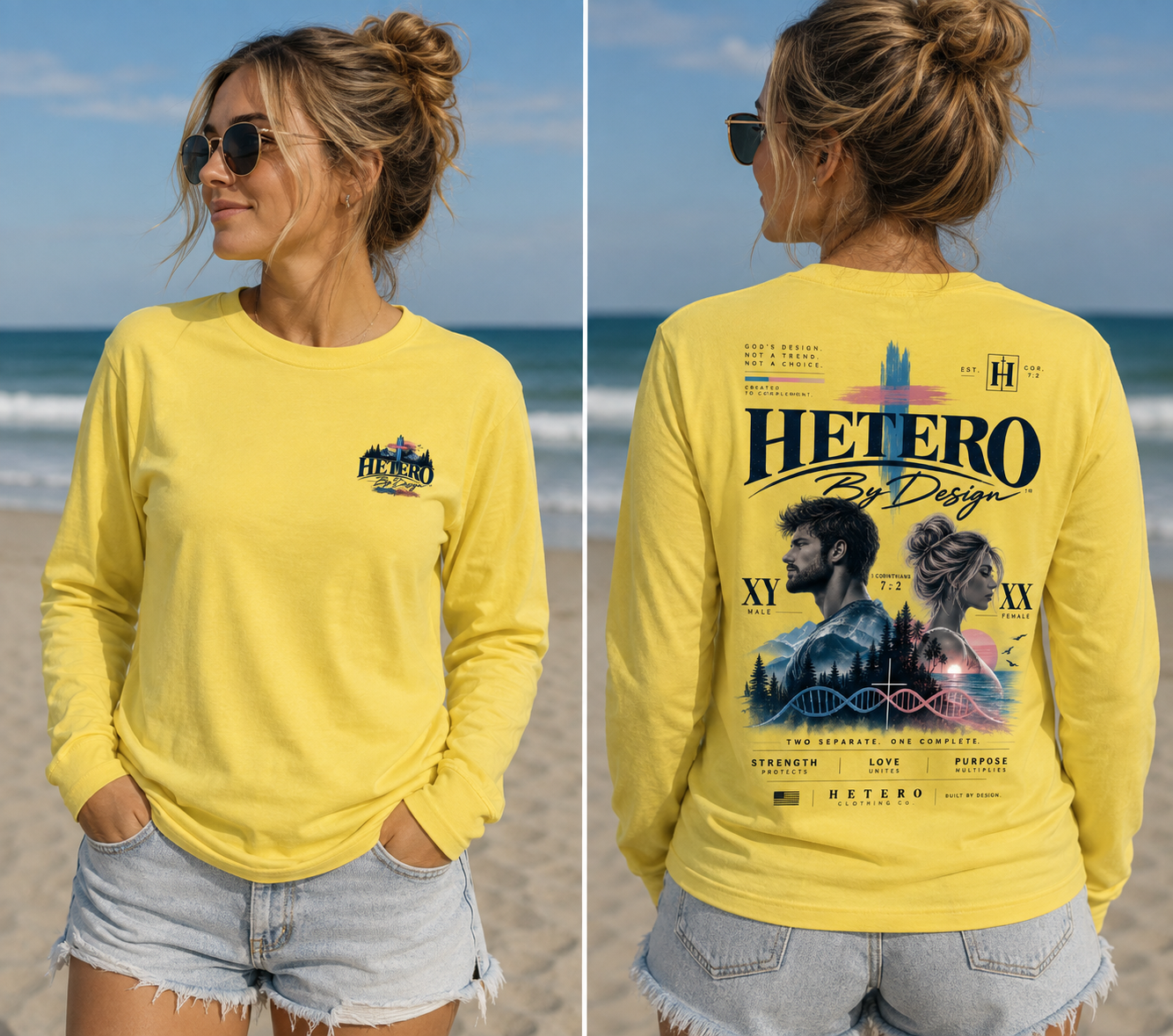 Two Separate. One Complete. Long Sleeve