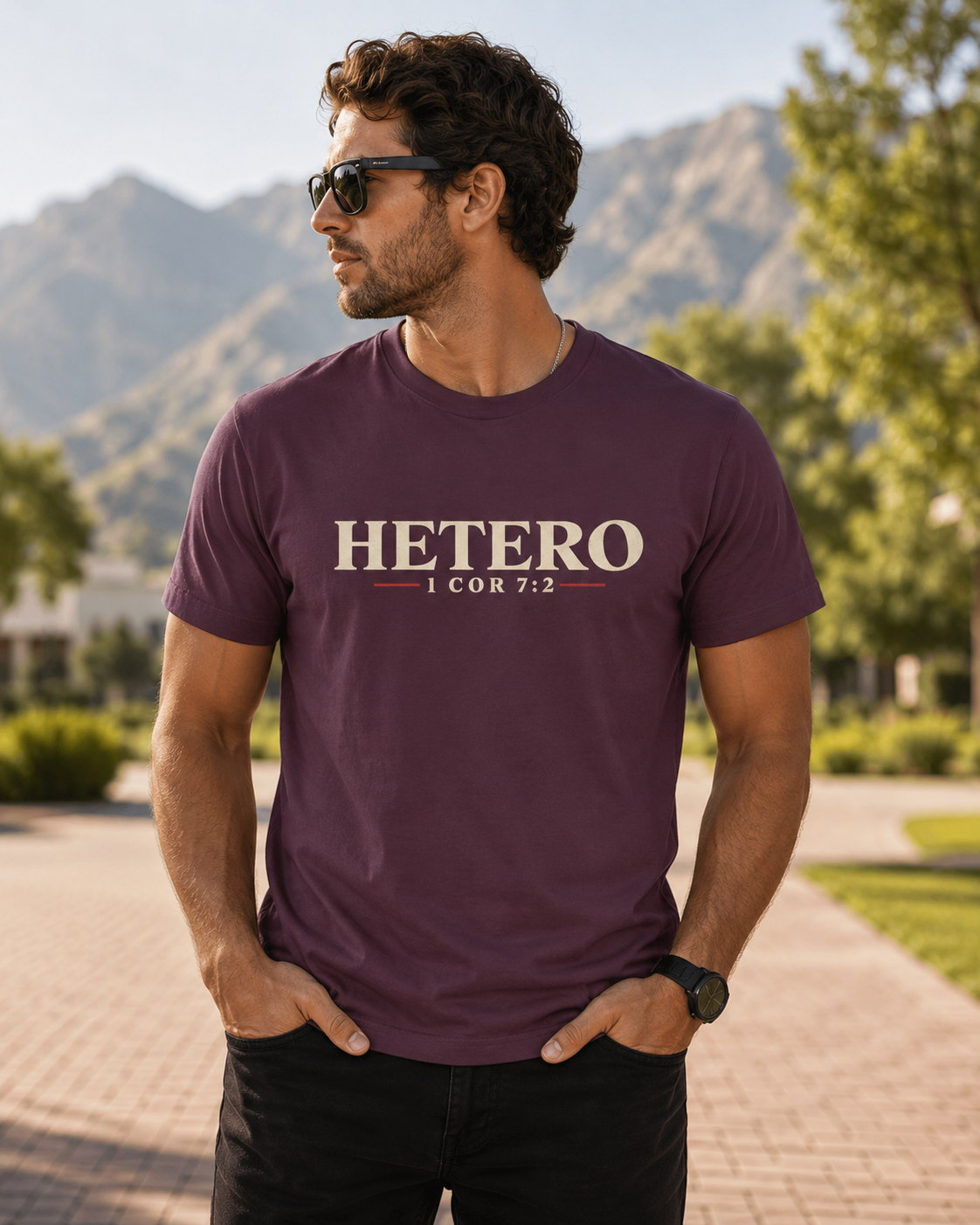 Hetero By Design — Original Standard Graphic Tee