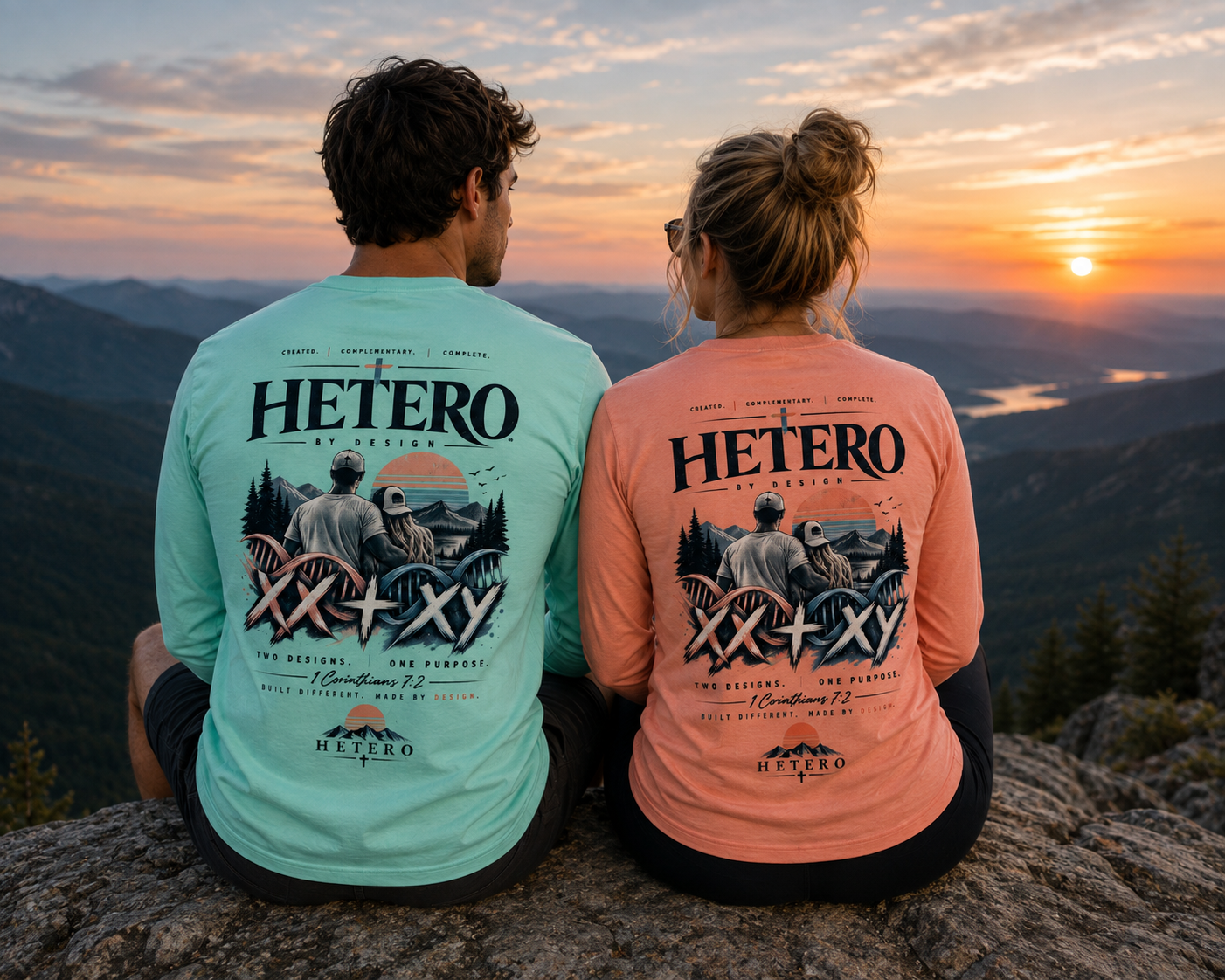Hetero By Design — Two Designs. One Purpose.